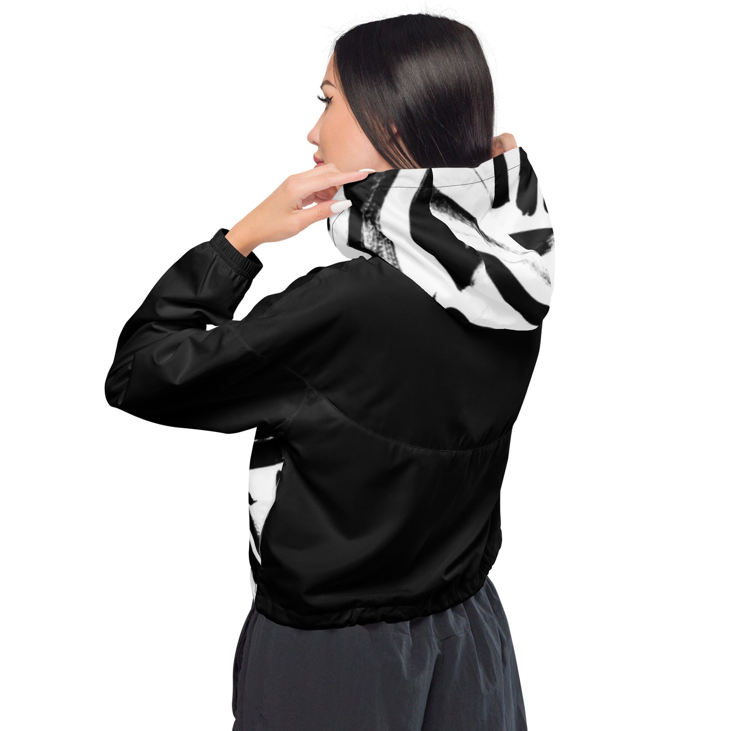 WOMEN'S LIFESTYLE CROPPED WINDBREAKER
