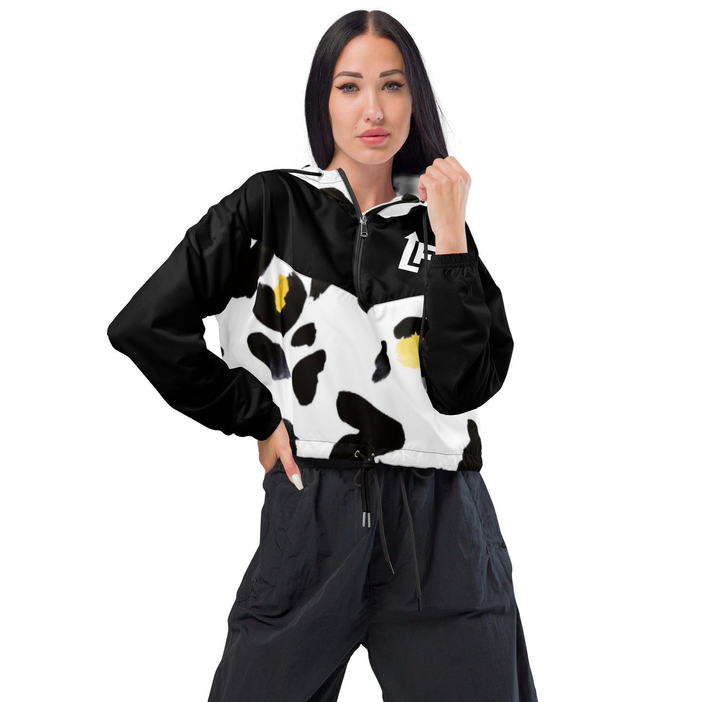 WOMEN'S LIFESTYLE CROPPED WINDBREAKER