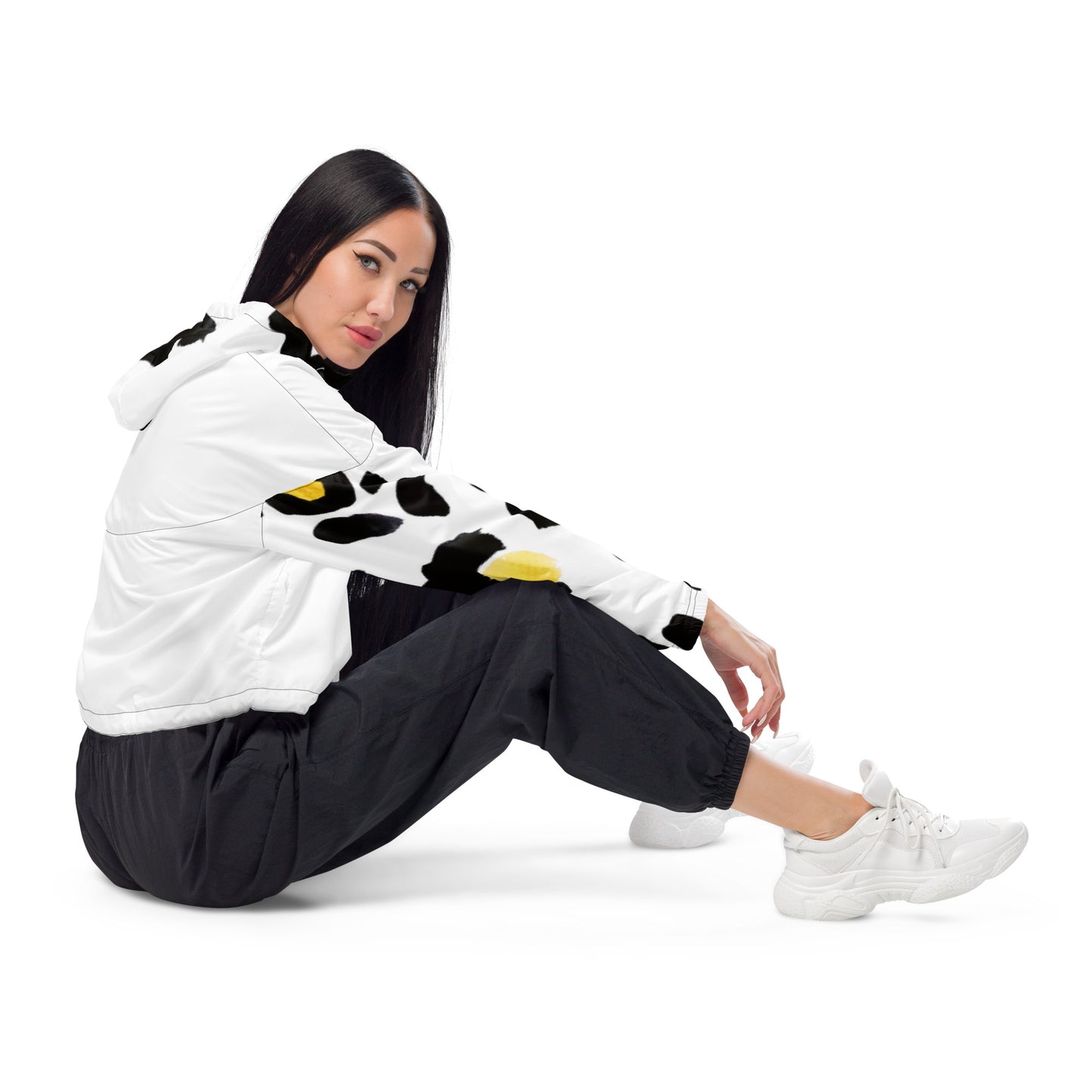 WOMEN'S LIFESTYLE CROPPED WINDBREAKER