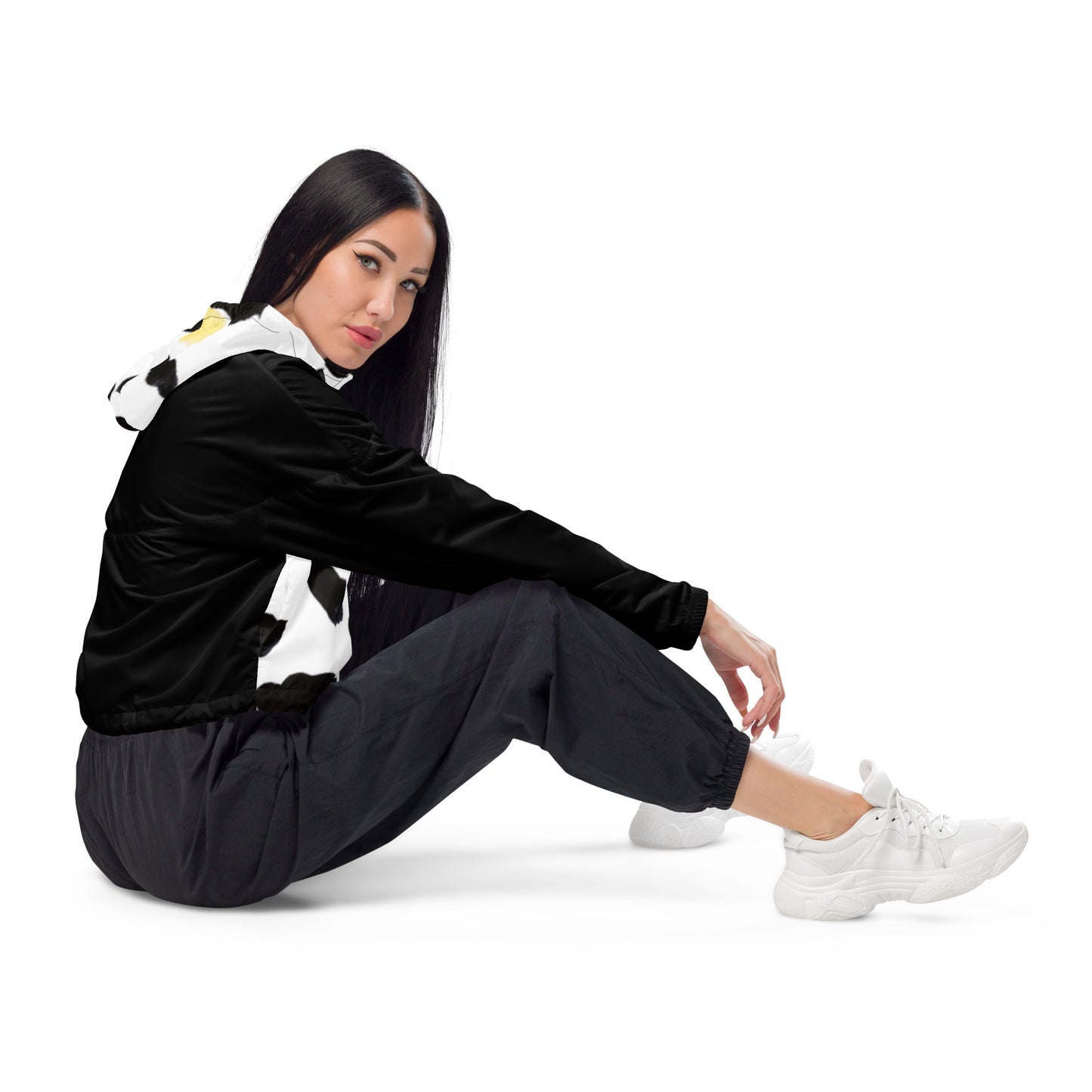 WOMEN'S LIFESTYLE CROPPED WINDBREAKER