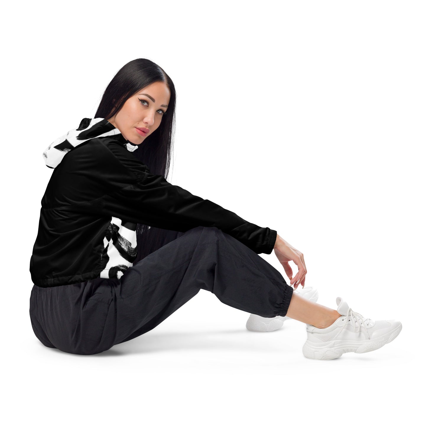 WOMEN'S LIFESTYLE CROPPED WINDBREAKER