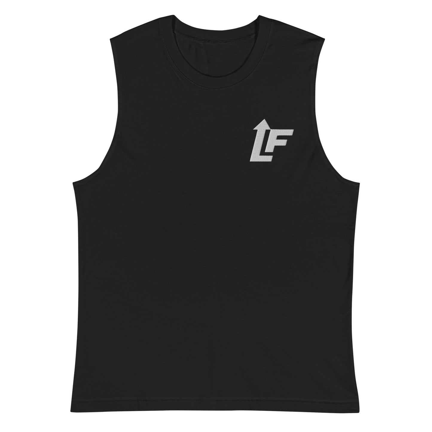 MENS GYM MUSCLE TANK (BLK)