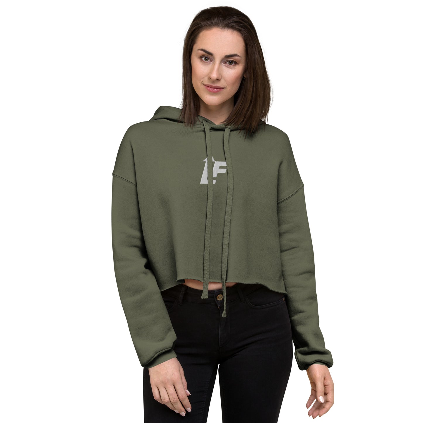 LADIES CROPPED HOODIE (SOFT COTTON)