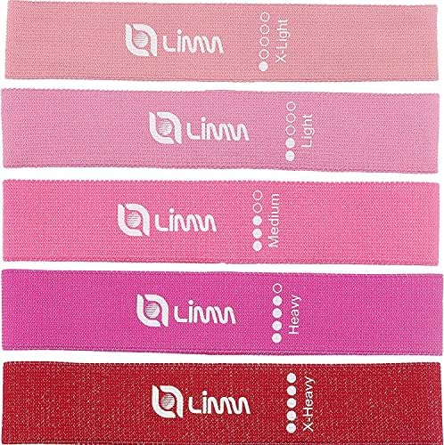 LIVE FIT PINK RESISTANCE BAND SET (CLOTH)