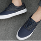 LIVE FIT NAVY CANVAS SNEAKERS