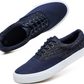 LIVE FIT NAVY CANVAS SNEAKERS