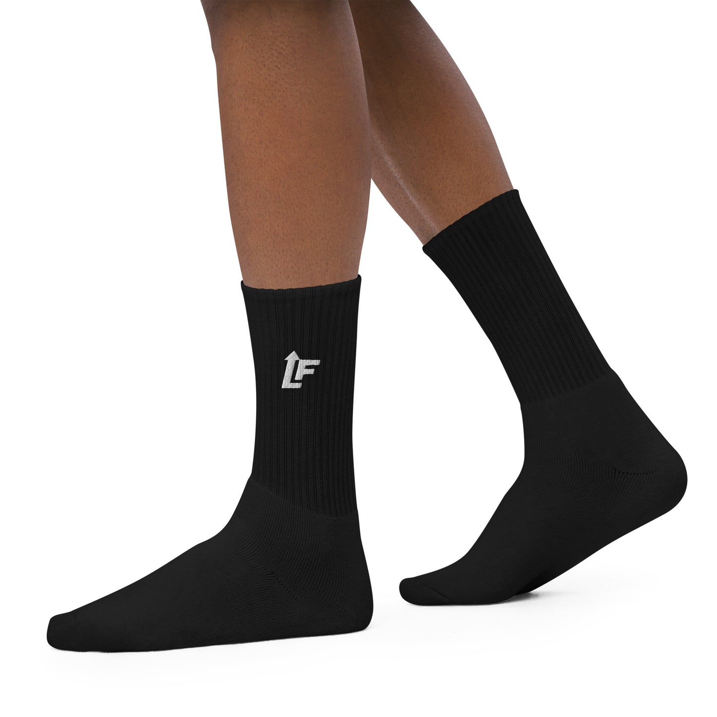 LIVE FIT CREW SOCKS (BLK)