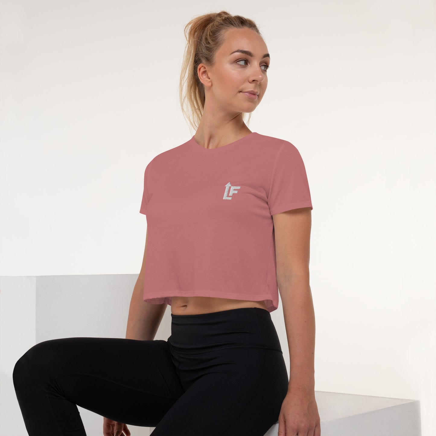 LADIES CROPPED SOFT TEE