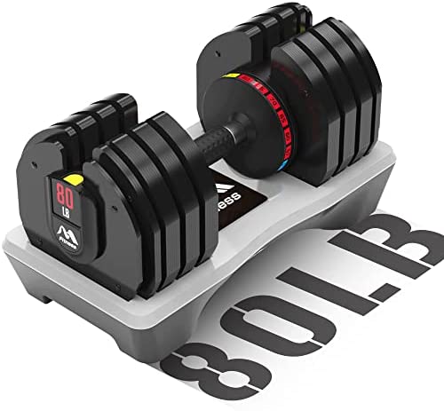 55 LB ADJUSTABLE DUMBBELL (W/STAND)